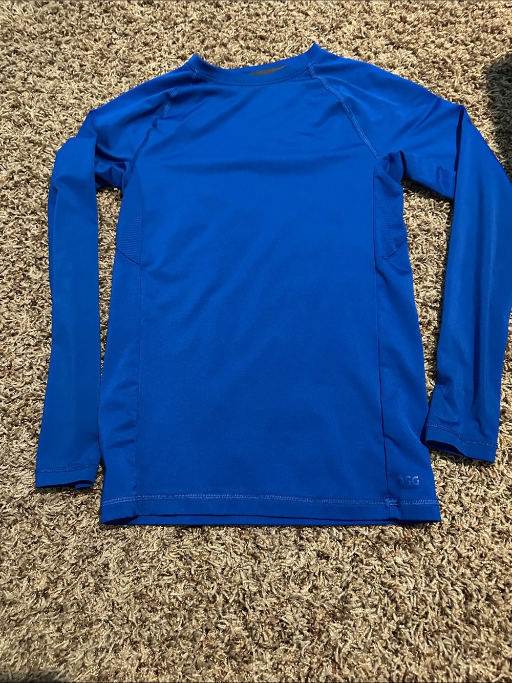 DSG Royal Blue Long Sleeve Kids athletic shirt